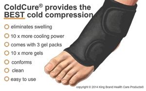 King Brand Coldcure Provides the Best Compression and Eliminates Swelling